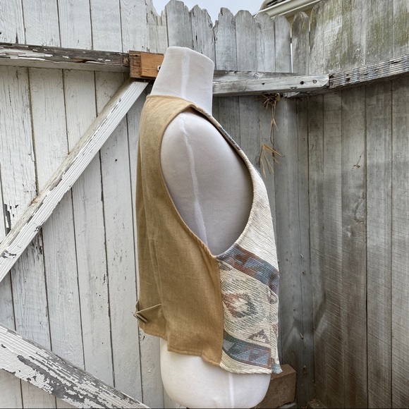 1980’s Vintage Roper Western Aztec Vest Jacket Top - Picture 4 of 6